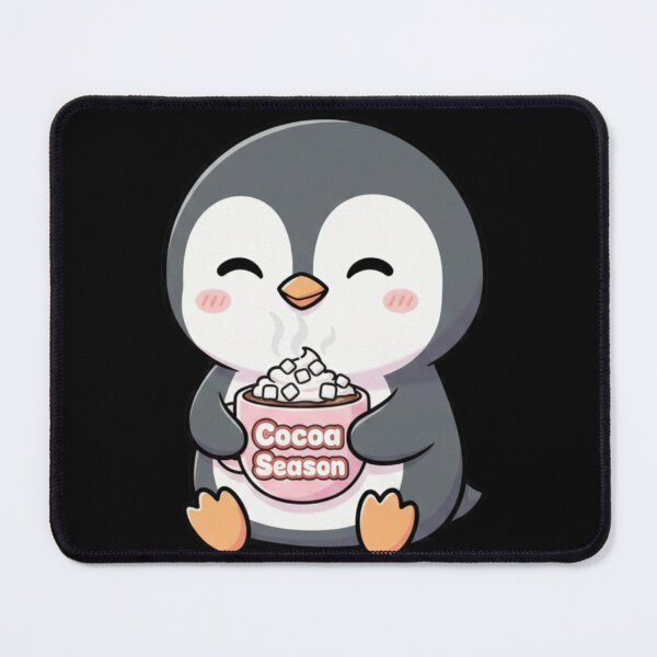 Item preview, Cocoa Season Cute Penguin Illustration – Kawaii Winter PNG Digital Download designed and sold by CozyPops.