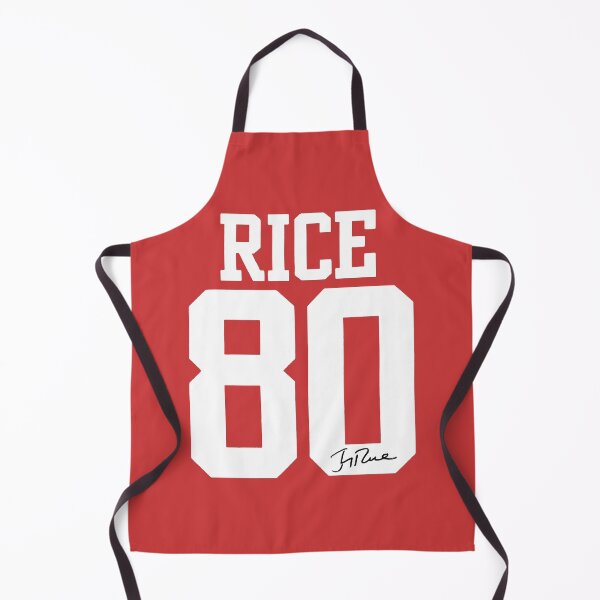 Item preview, Jerry Rice Classic Number 80 Autograph Football Art designed and sold by TheArtOfCar.