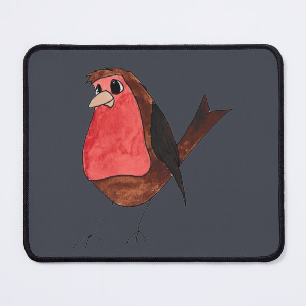 Item preview, The Gardener’s Friend: Hand-Drawn Whimsical Robin Watercolour designed and sold by Englandbear.