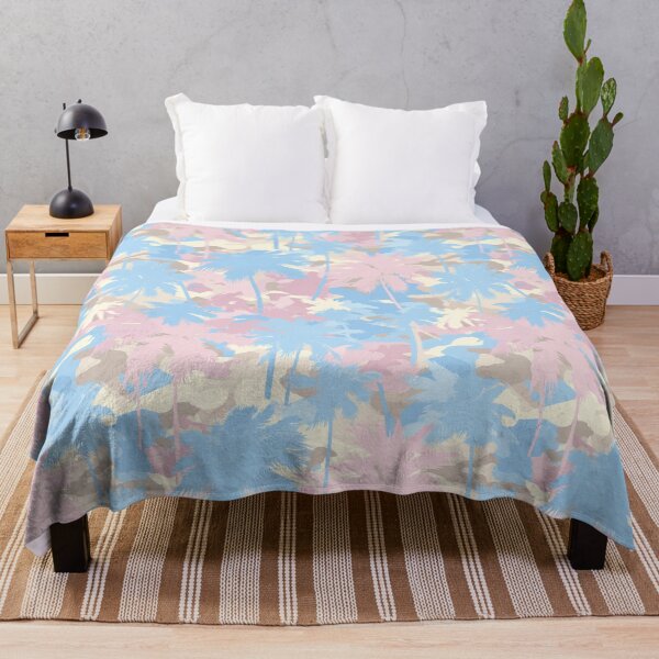 Item preview, Layered Pastel Tropical Camo Palm Tree Pattern designed and sold by Prismatect.