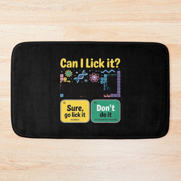 Item preview, Can I Lick It Periodic Table Science Teacher Student designed and sold by joyouartArt.