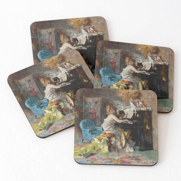 Item preview, Woman at the piano designed and sold by Donkey's Salad.
