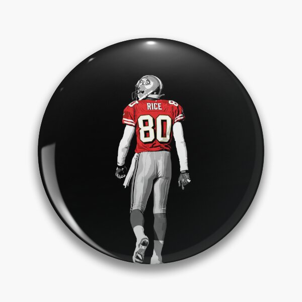 Item preview, Jerry Rice Classic San Francisco Number 80 Football Art designed and sold by TheArtOfCar.