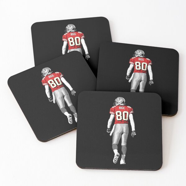 Item preview, Jerry Rice Classic San Francisco Number 80 Football Art designed and sold by TheArtOfCar.