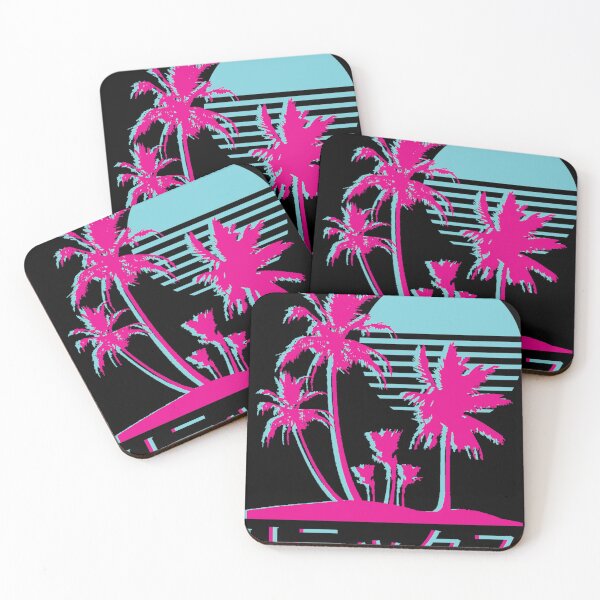 Item preview,  Vaporwave Aesthetic  Neon Palms designed and sold by Tanishq Mundhe.