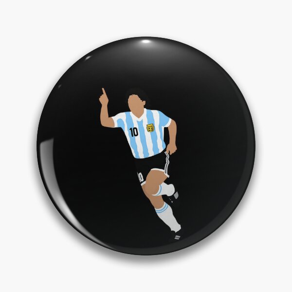 Item preview, Maradona Minimal Argentina Number 10 Football Art designed and sold by TheArtOfCar.