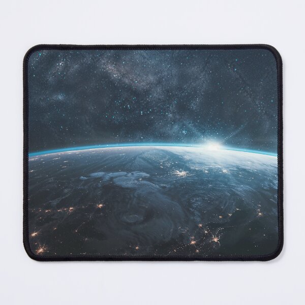 Item preview, Orbital Dawn — Planet Artwork designed and sold by QuantumDrift.