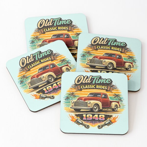 Item preview, Old Time Classic Rides 1948 Vintage Truck AI Graphic designed and sold by Cleora Art .