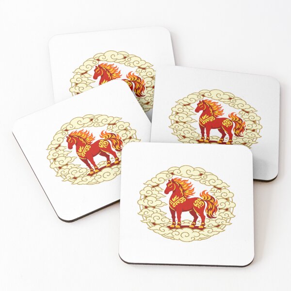 Item preview, Fire Horse Cloud Emblem designed and sold by Vendeloc.