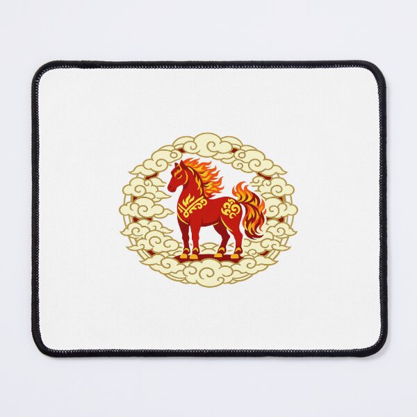 Item preview, Fire Horse Cloud Emblem designed and sold by Vendeloc.