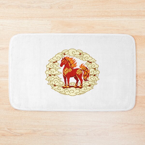 Item preview, Fire Horse Cloud Emblem designed and sold by Vendeloc.