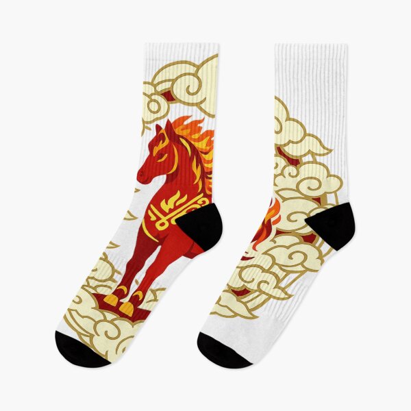 Item preview, Fire Horse Cloud Emblem designed and sold by Vendeloc.