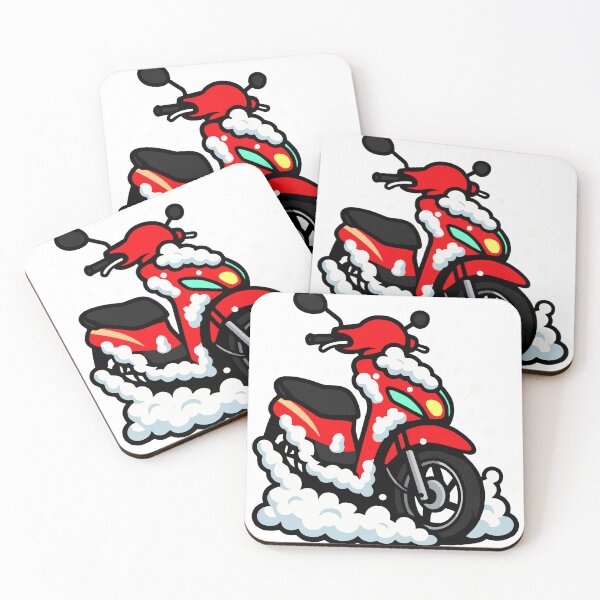 Item preview, Cute Cartoon Scooter Sticker designed and sold by verelhaiden.