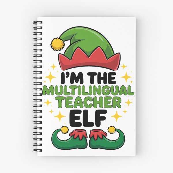 Item preview, Multilingual Teacher Elf Family Holiday Matching Christmas designed and sold by angolinnArt.