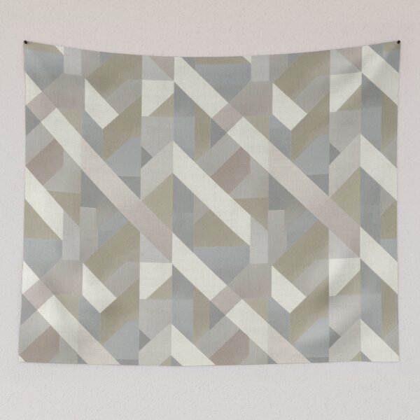 Item preview, Neutral Geometric Block Abstract Textured Pattern designed and sold by Prismatect.