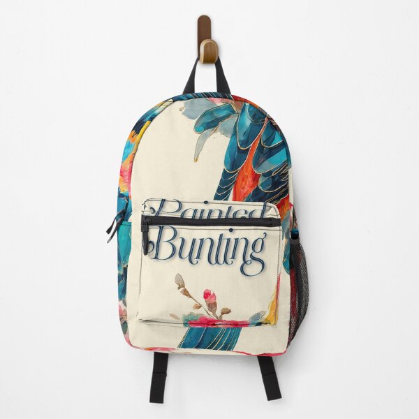 Item preview, Painted Bunting – Rainbow Songbird Nature Art designed and sold by ForeverPrintsOK.