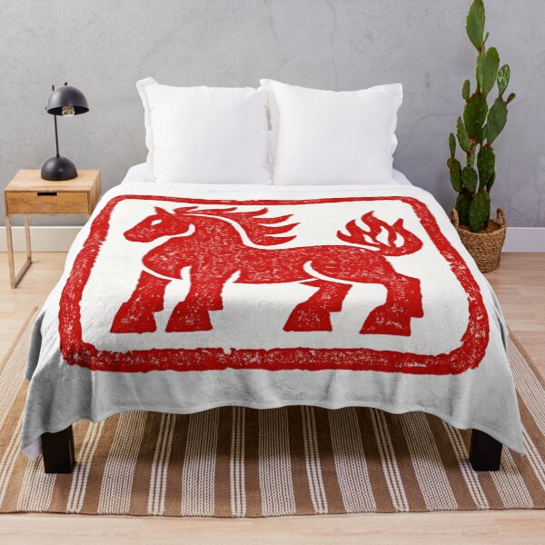 Item preview, Red Seal Fire Horse designed and sold by Vendeloc.