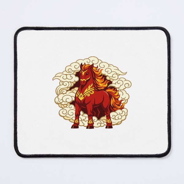 Item preview, Guardian Fire Horse Emblem designed and sold by Vendeloc.