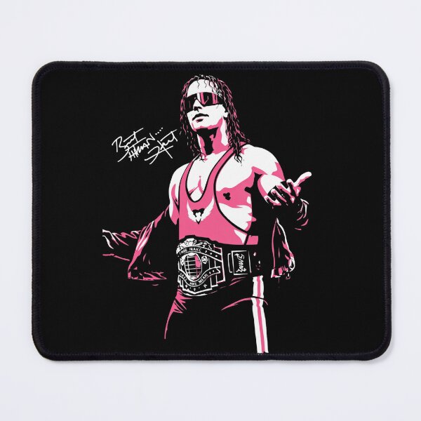 Item preview, Bret Hart Pink and Black Wrestling Champion Art designed and sold by TheArtOfCar.