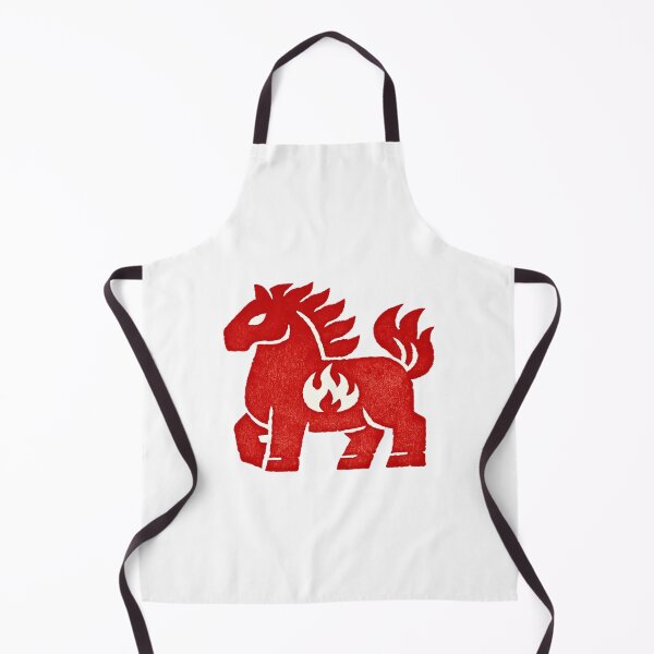 Item preview, Folk Seal Fire Horse designed and sold by Vendeloc.