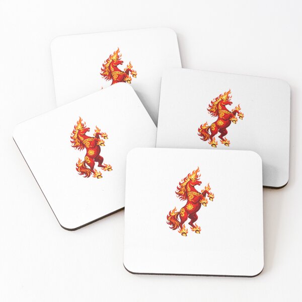 Item preview, Rearing Sun Fire Horse designed and sold by Vendeloc.
