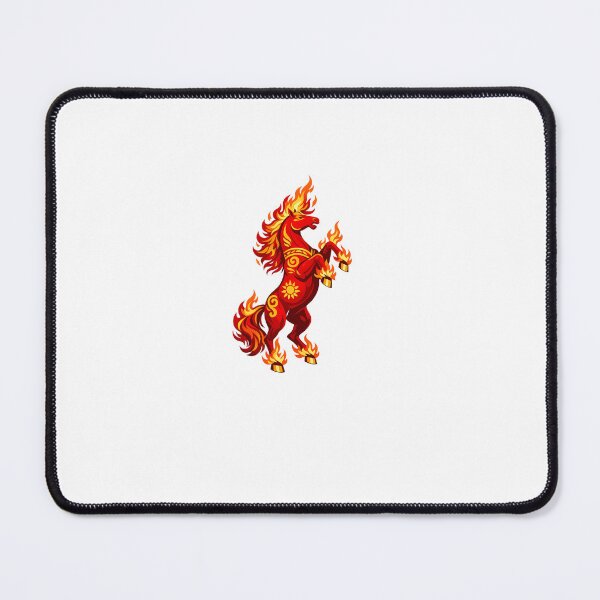 Item preview, Rearing Sun Fire Horse designed and sold by Vendeloc.