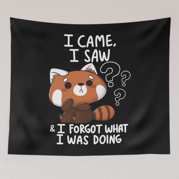 Item preview, Forgetful Red Panda designed and sold by Perfectpict.