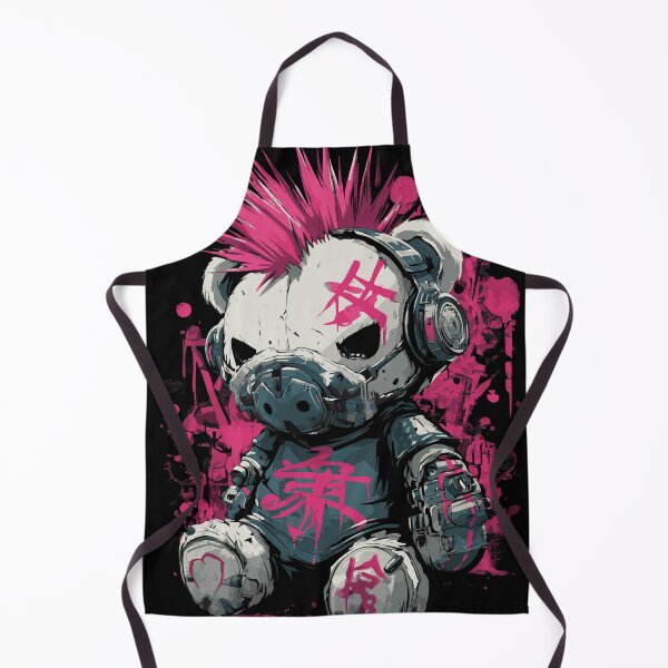 Artikelvorschau, Cyberpunk Teddy – Dystopisches Dark Art Motiv entworfen und verkauft von drizzd.