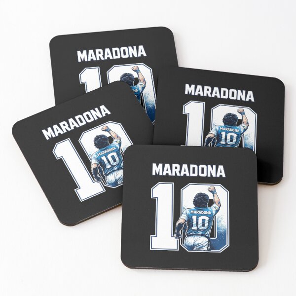 Item preview, Maradona Iconic Argentina Number 10 Football Art designed and sold by TheArtOfCar.