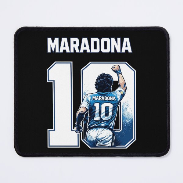 Item preview, Maradona Iconic Argentina Number 10 Football Art designed and sold by TheArtOfCar.
