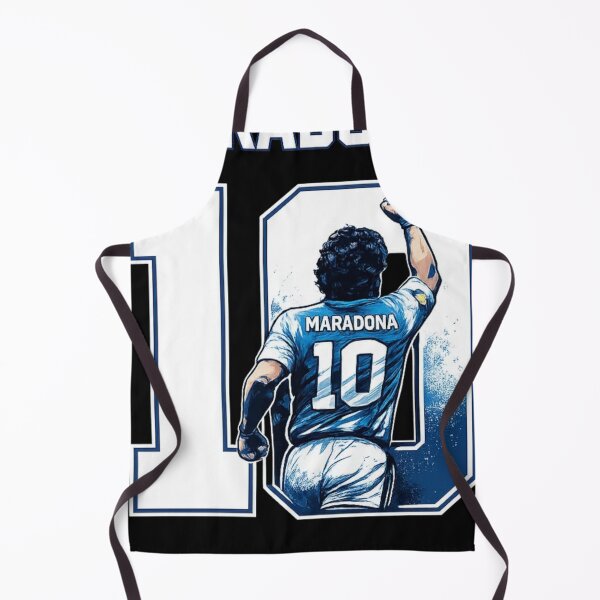 Item preview, Maradona Iconic Argentina Number 10 Football Art designed and sold by TheArtOfCar.