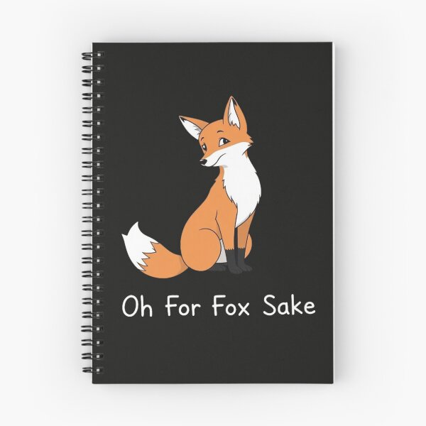 Item preview, Oh For Fox Sake – Funny Fox Pun Quote Design designed and sold by Sparkofart07.