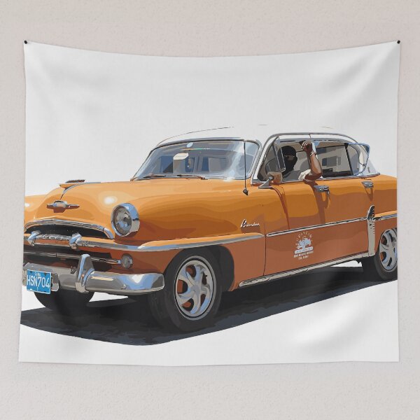 Item preview, Retro Orange Classic Sedan designed and sold by verelhaiden.
