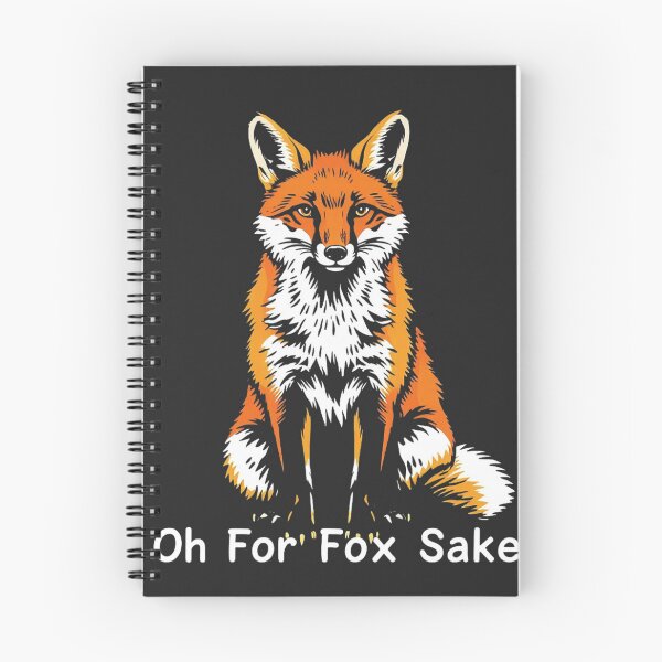 Item preview, Oh For Fox Sake – Funny Fox Pun Quote Design designed and sold by Sparkofart07.