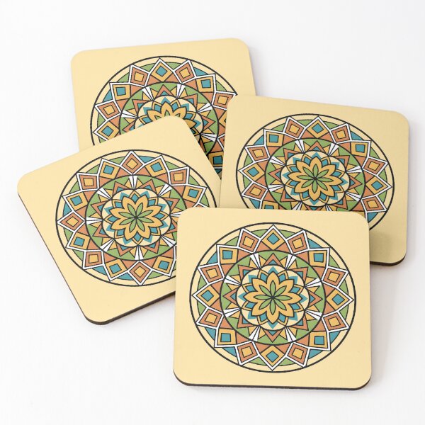 Item preview, Geometric Mandala – Bold 70s Color Palette designed and sold by LMDIGITAL6.