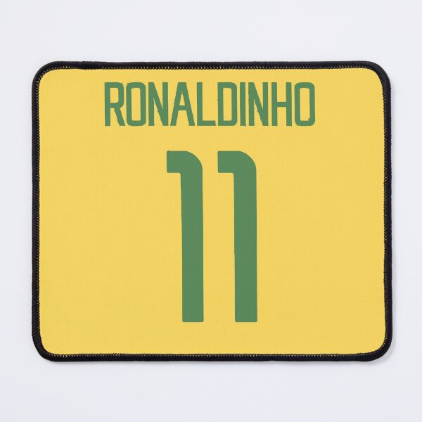 Item preview, Ronaldinho Classic Number 11 Retro Football Art designed and sold by TheArtOfCar.