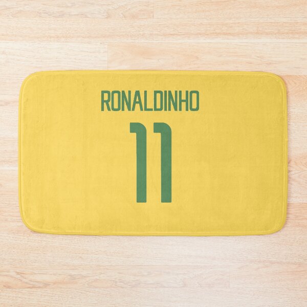 Item preview, Ronaldinho Classic Number 11 Retro Football Art designed and sold by TheArtOfCar.