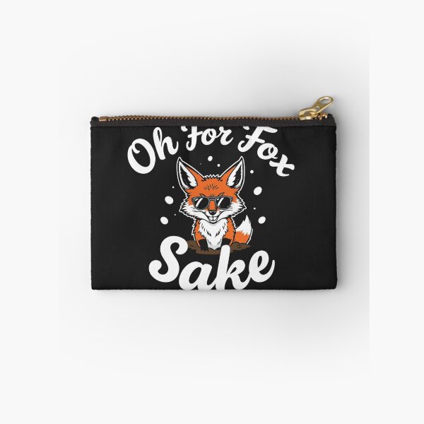 Item preview, Oh For Fox Sake – Funny Fox Pun Quote Design designed and sold by Sparkofart07.