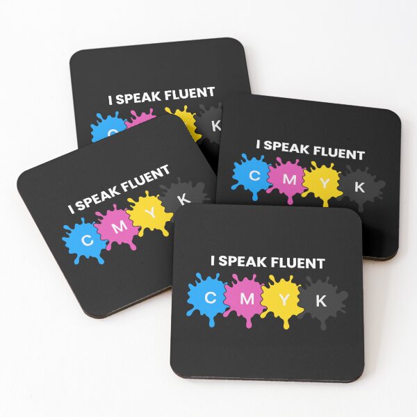 Item preview, I Speak Fluent CMYK – Funny Graphic Designer Color Print Design designed and sold by BayoStore.