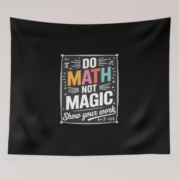 Item preview, Do Math Not Magic Math Teacher Back to School designed and sold by DigitaldeligArt.
