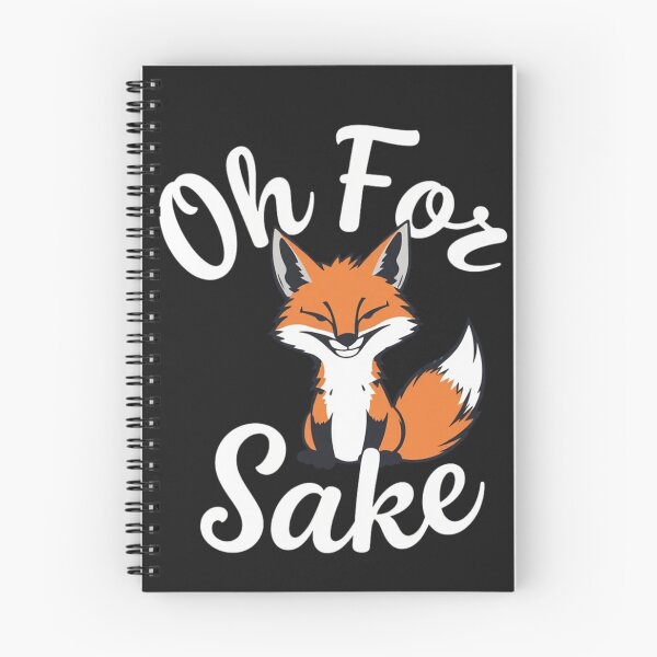 Item preview, Oh For Fox Sake – Funny Fox Pun Quote Design designed and sold by Sparkofart07.
