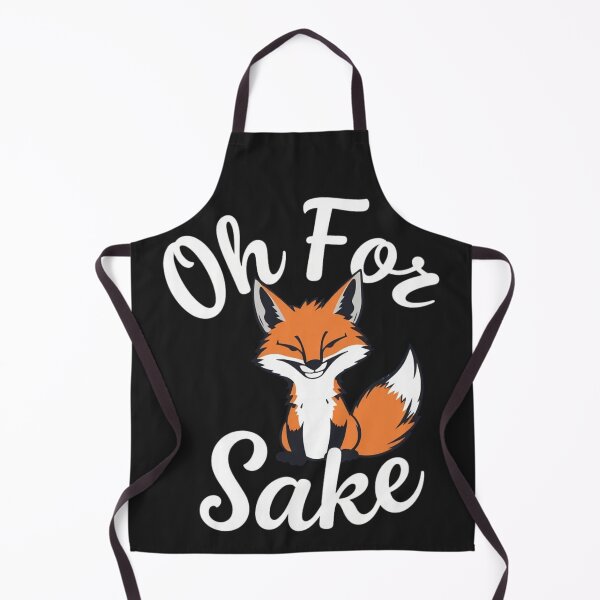 Item preview, Oh For Fox Sake – Funny Fox Pun Quote Design designed and sold by Sparkofart07.