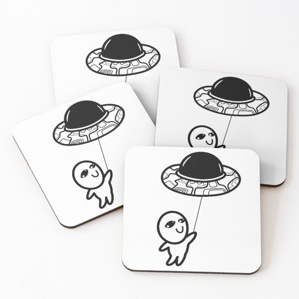 Item preview, The alien is playing with a spaceship – it thinks the spaceship is a balloon. designed and sold by Idos82.