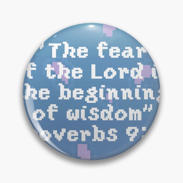 Item preview, Proverbs 9:10 Pixelart designed and sold by TrueVineArt.