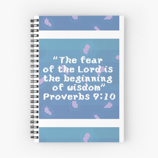 Item preview, Proverbs 9:10 Pixelart designed and sold by TrueVineArt.