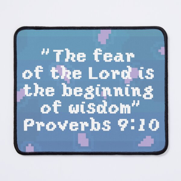 Item preview, Proverbs 9:10 Pixelart designed and sold by TrueVineArt.