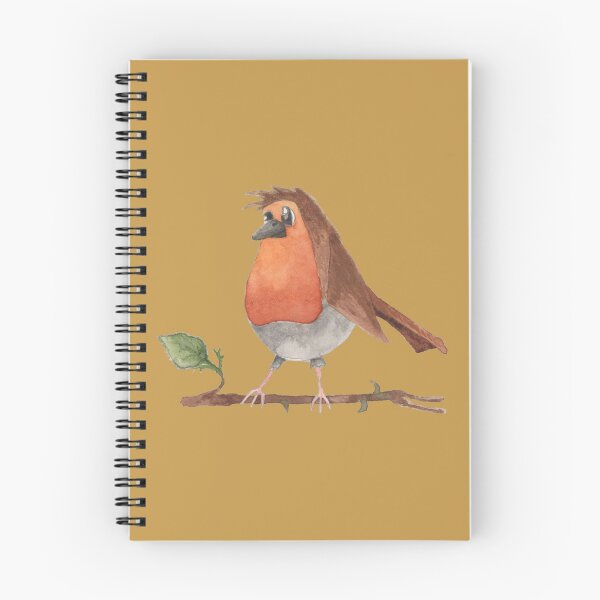 Item preview, The Gardener’s Friend: Hand-Drawn Scriptorium Robin Watercolour designed and sold by Englandbear.