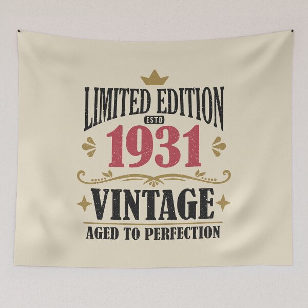 Item preview, 95th Birthday Vintage 1931 Limited Edition 95 Years Old designed and sold by eclecTEEq.