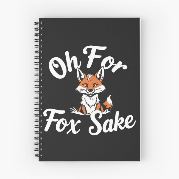 Item preview, Oh For Fox Sake – Funny Fox Pun Quote Design designed and sold by Sparkofart07.
