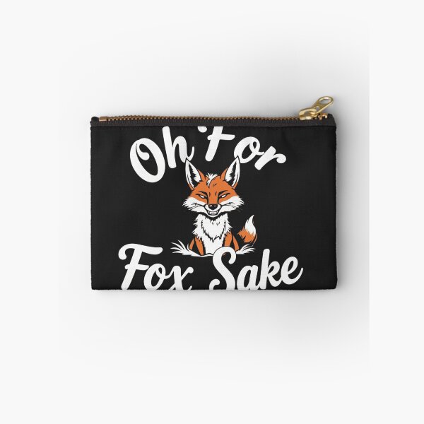 Item preview, Oh For Fox Sake – Funny Fox Pun Quote Design designed and sold by Sparkofart07.